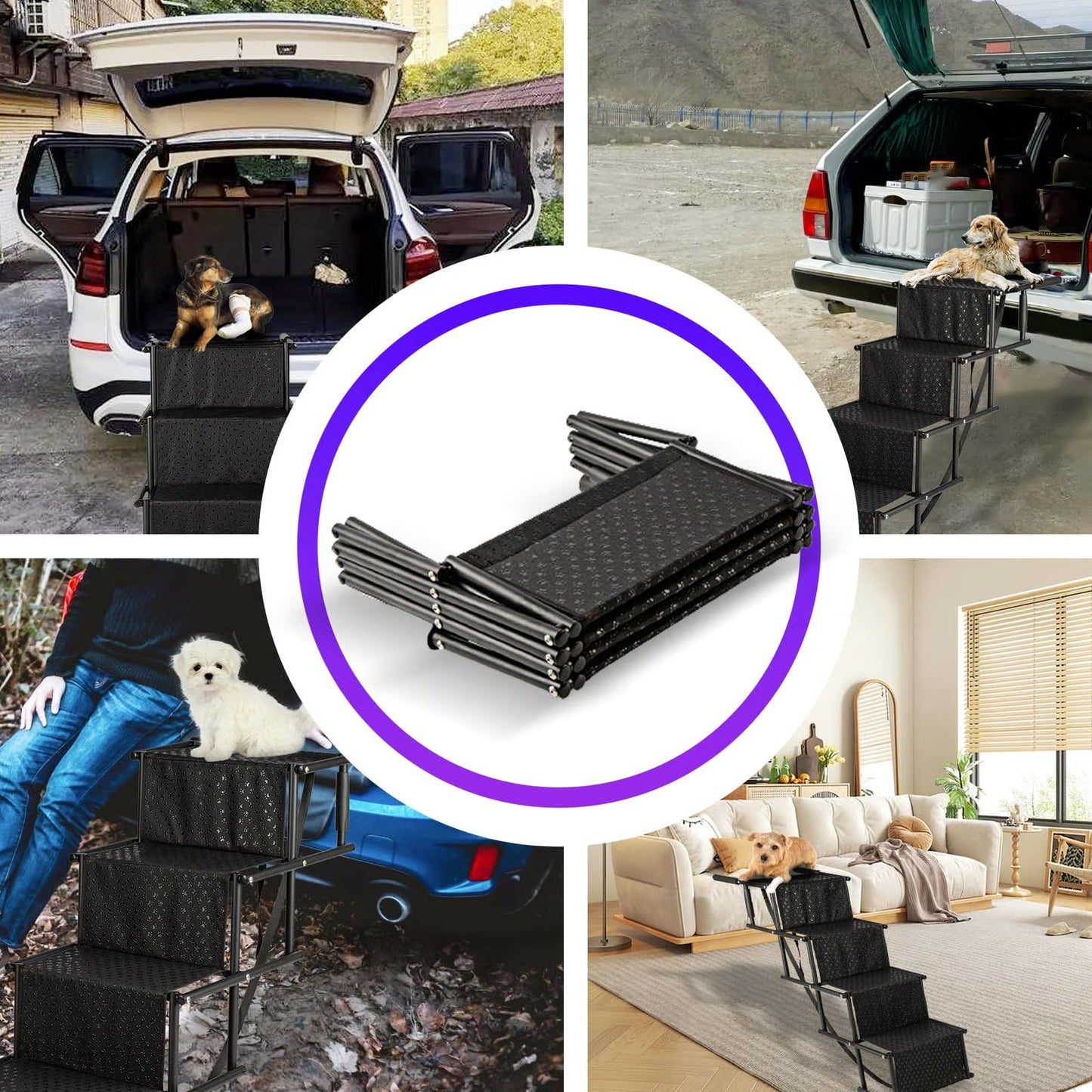Upgraded Dog Car Ramp: Improved Stability
